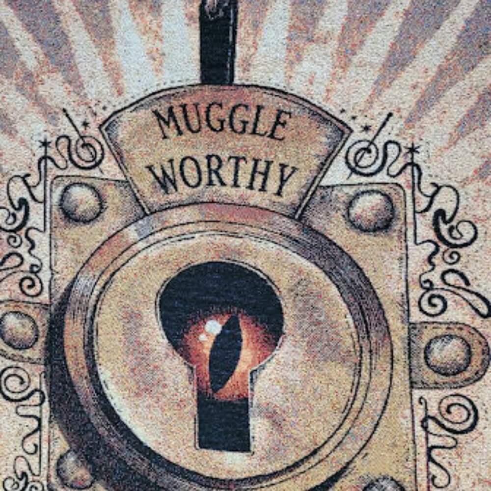 Harry Potter and the Fantastic Beasts rare woven tapestry throw blanket - Picture 4 of 7